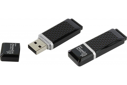 Флеш-накопитель Smartbuy Quartz USB 2.0 64GB, черный