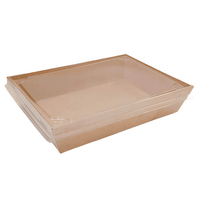 Лоток бумажный с плоской крышкой Ant Kraft 500 мл 140x105x35 мм 450 шт.