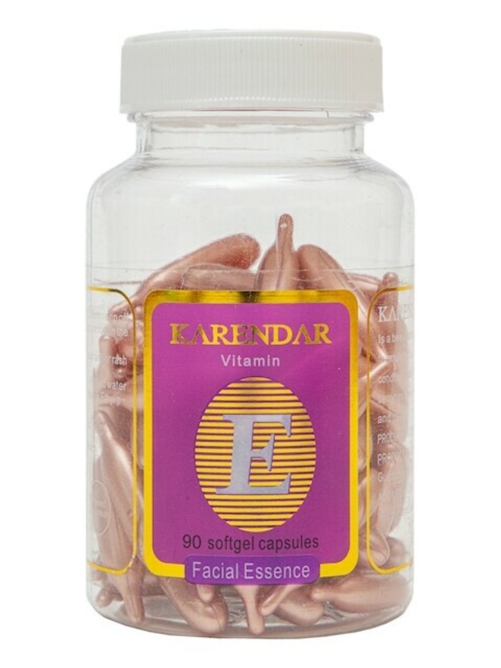 Эссенция для лица Karendar Витамин Е Алоэ Вера Интенсивное увлажнение 90 капсул (pearl color)