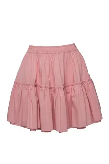 «Doll skirt» юбка с воланами из натурального хлопка