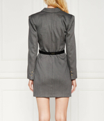 Хлопковое платье Elisabetta Franchi - серый(AB63846E2)