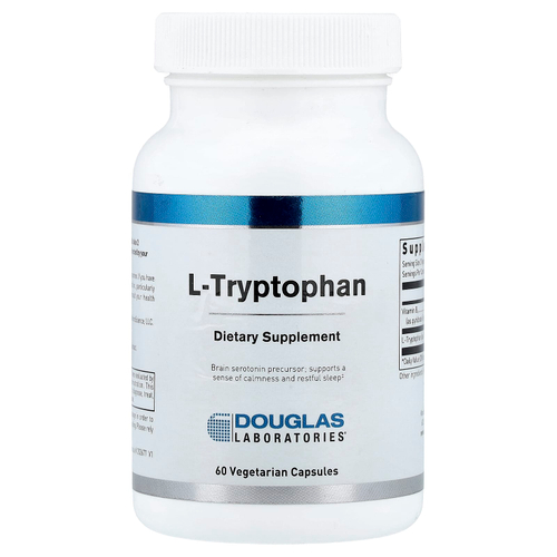 Douglas Laboratories, L-триптофан, 60 вегетарианских капсул
