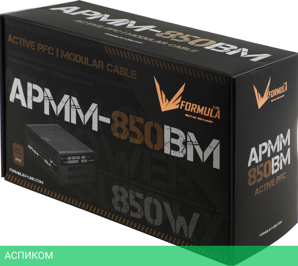 Блок питания Formula ATX 850W (APMM-850BM)