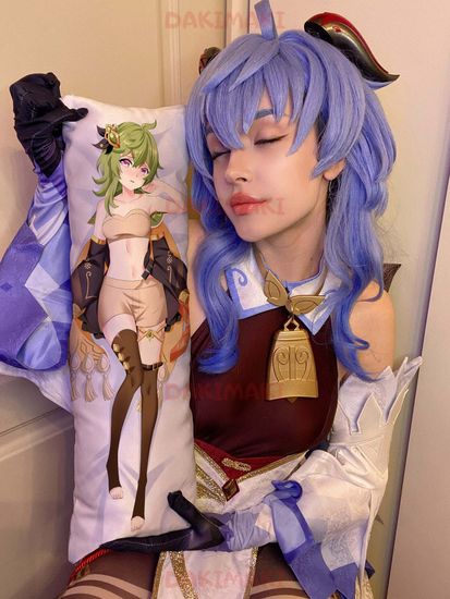 Мини дакимакура Коллеи из Геншин Импакт | Genshin Impact арт. M0988, 60х20 см