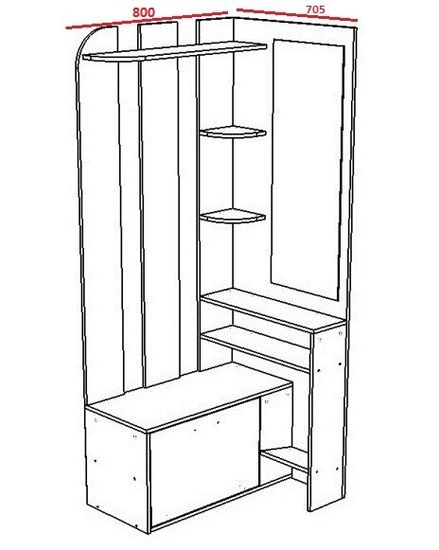 ширина 800 мм