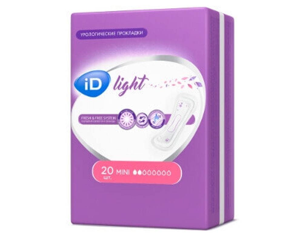 Прокладки урологические ID light mini №20