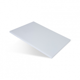 Доска разделочная 400х300х12 белая пластик