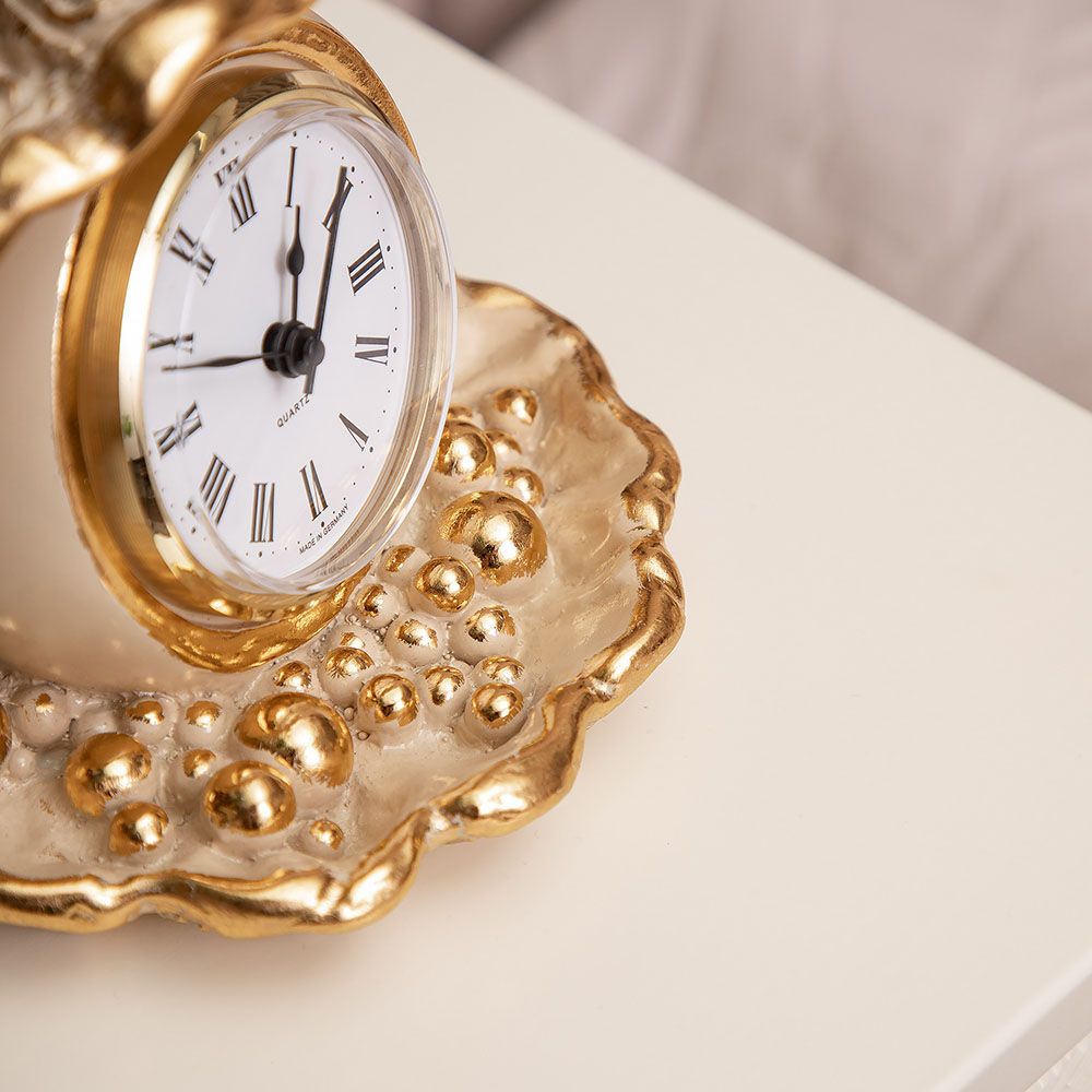 Часы настольные Акойя Айвори