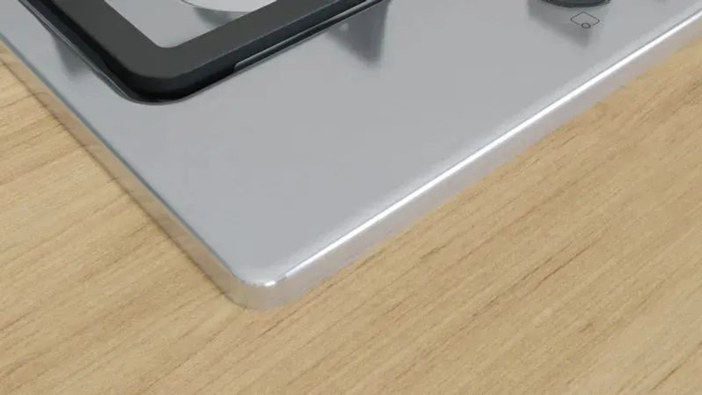 Встраиваемая газовая панель BOSCH PGH6B5K90R Serie 4, независимая, 4 конфорки, серебристый