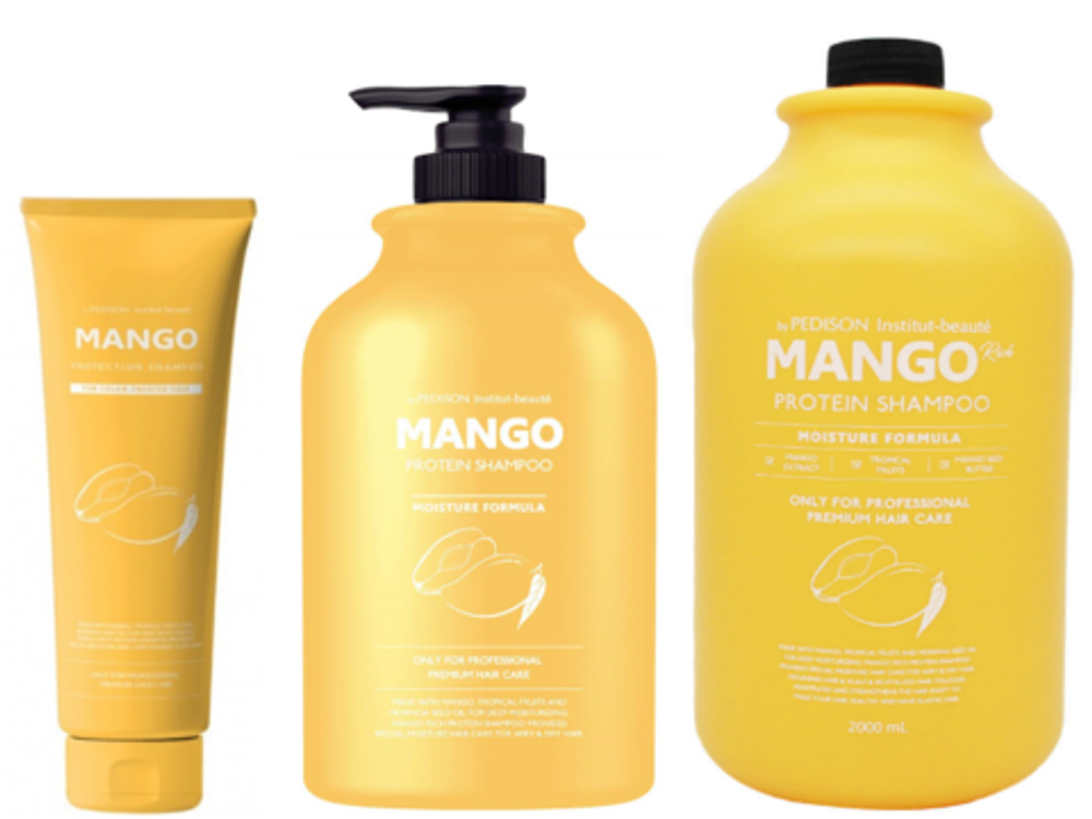 Шампунь для глубокого питания волос с маслом манго - Pedison Institut-Beaute Mango Rich Protein Hair Shampoo, 2000 мл