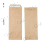 Крафт пакет заклеивающийся для приборов с плоским дном 80*220 мм 40 г/м2 бурый, 100шт