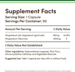 Double Wood Supplements - Magnesium Glycinate 180 capsules