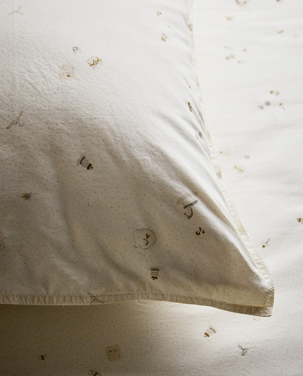 Наволочка Zara Home, хлопок 100%, однотонный, 2601/091