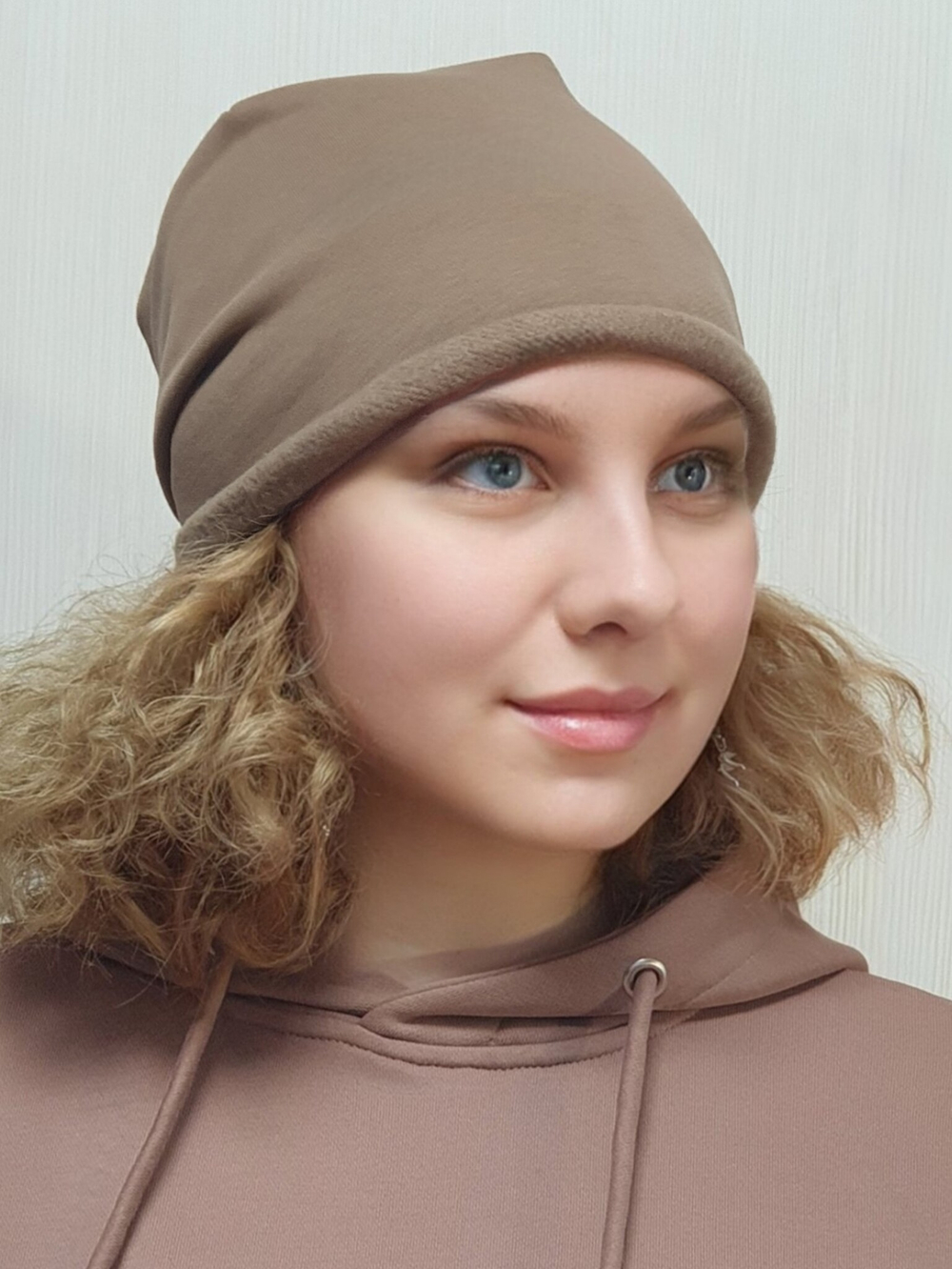 Шапка ДЖЕК хлопковая утепленная с валиком