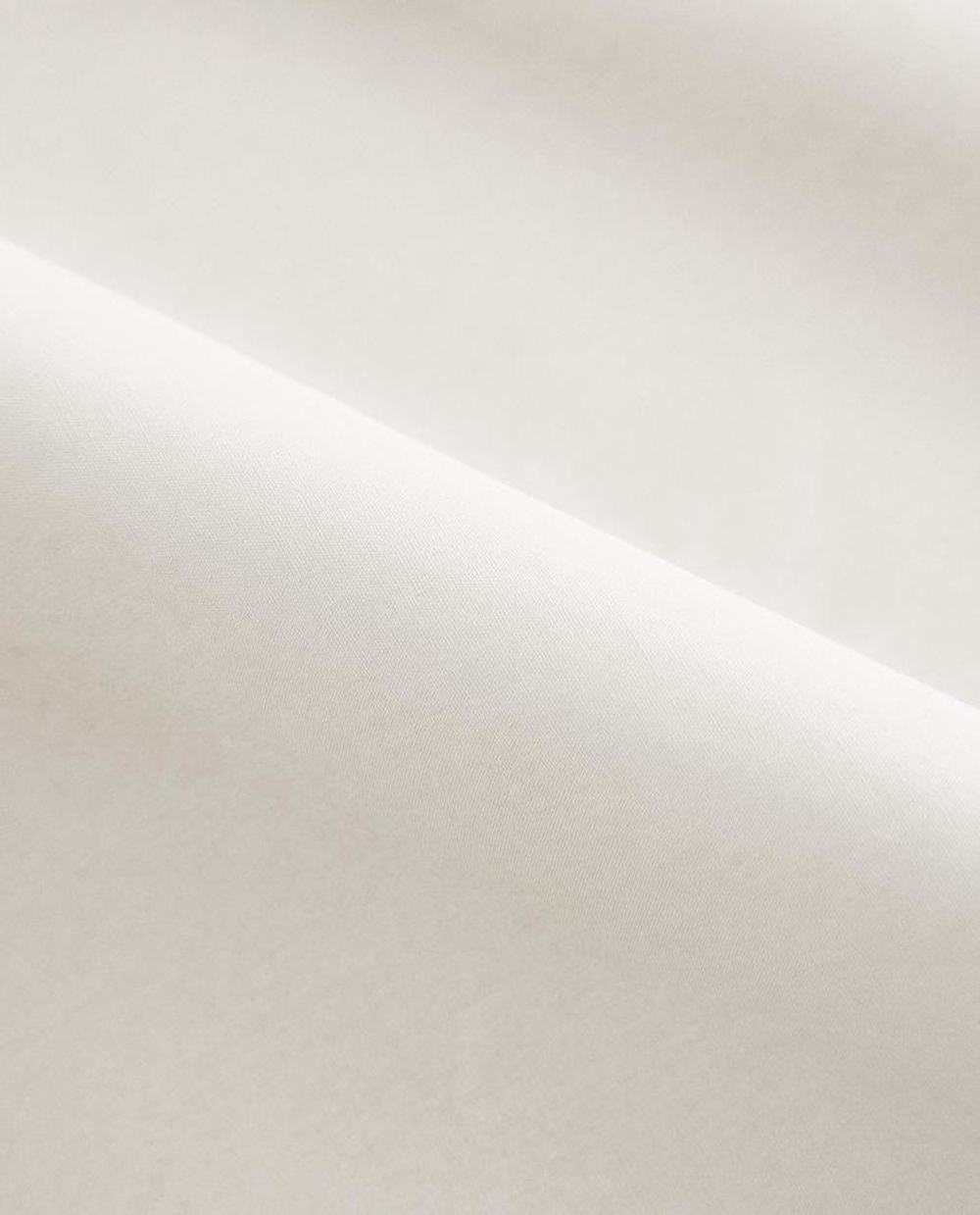 ZARA HOME (300 НИТЕЙ) ПРОСТЫНЯ ИЗ ПЕРКАЛЯ | ВЫСОТА 40 СМ, БЕЛЫЙ