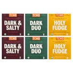 TCHO, темный шоколад, в подарочной упаковке, 18 плиток по 0,83 унции