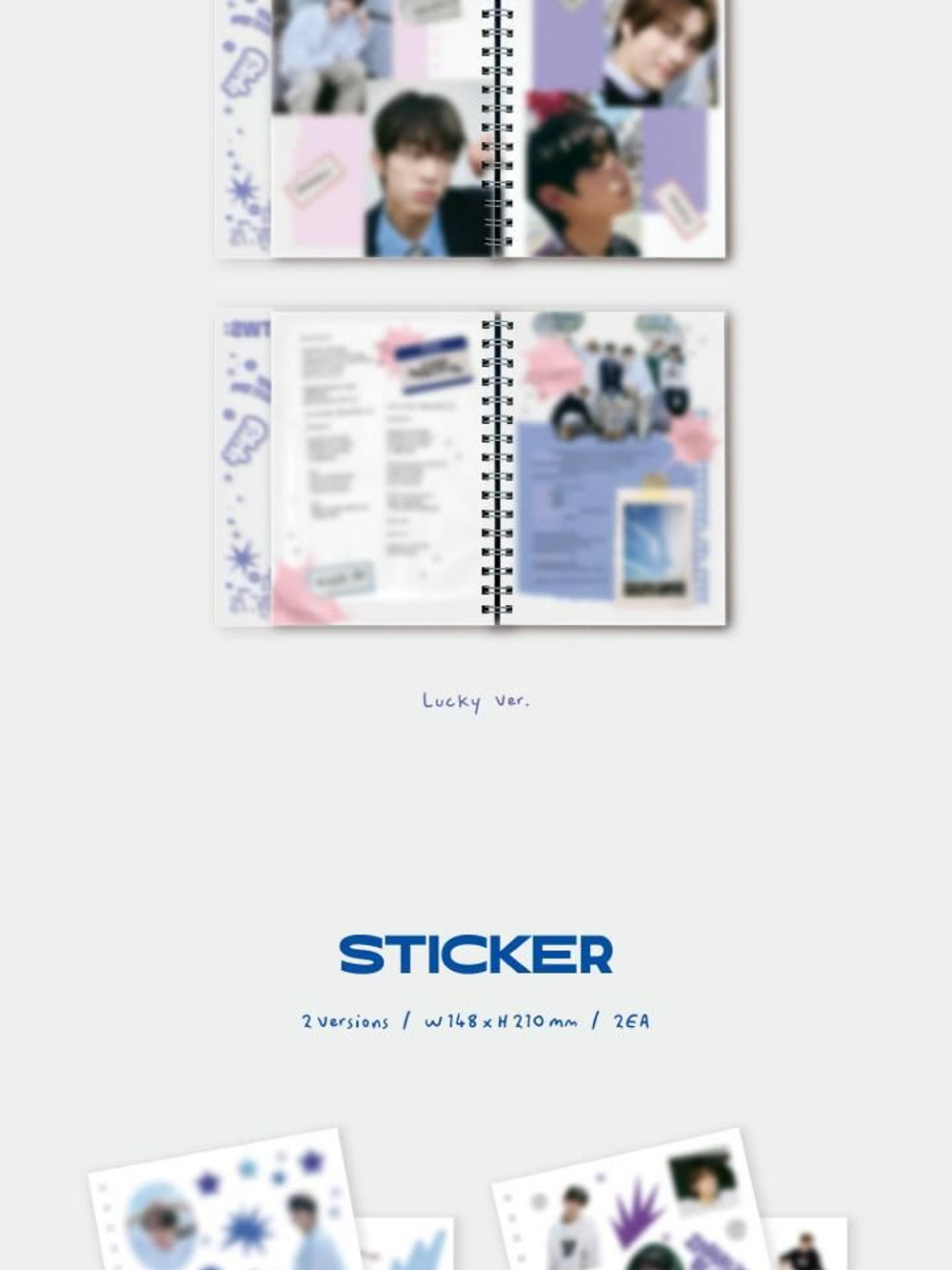 Альбом TWS - SPARKLING BLUE 1st Mini Album RANDOM Version