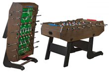 Игровой стол - футбол складной &quot;Maccabi&quot; (140x75x89, венге)