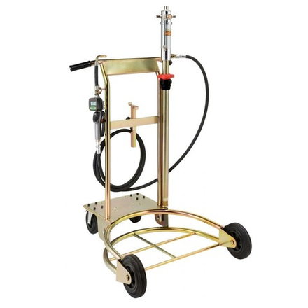 Передвижной комплект для раздачи масла из бочек 180-220 кг, насос 3:1, 20 л/мин, специальная тележка, ECODORA (Италия)