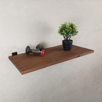 Настенные полки из натурального дерева в стиле Лофт