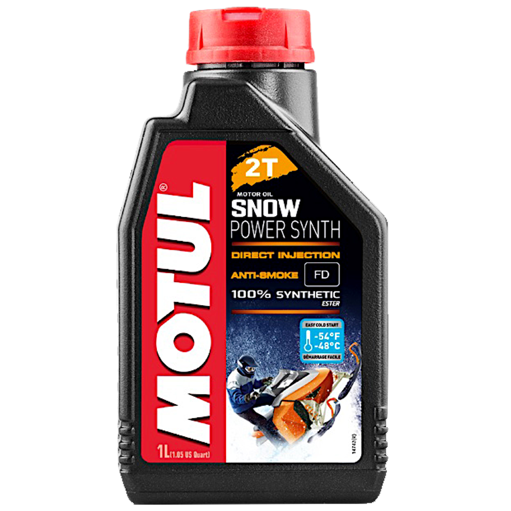 Масло мотор. 2T синт. Motul Snowpower Synth 1л