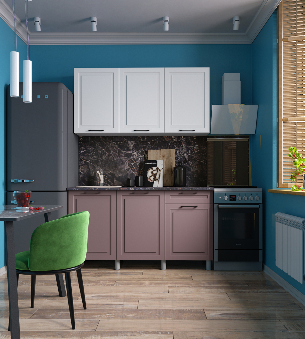 Кухня АЛИКАНТЕ готовое решение 1,5м