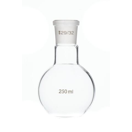 Колба стеклянная, плоскодонная, 250 мл, шлиф 29/32