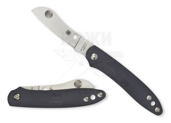 Складной нож Spyderco Roadie Slip Joint C189PGY c клинком из стали Böhler N690Co, рукоять FRN