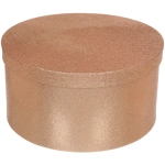 Коробка подарочная «Glow» 28*14 см, Rose gold