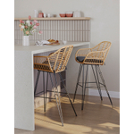 Стул барный vetle bent, ротанг