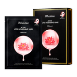 JMsolution Маска тканевая с кремовой сывороткой - Active lotus nourishing mask ultimate, 30мл, шт