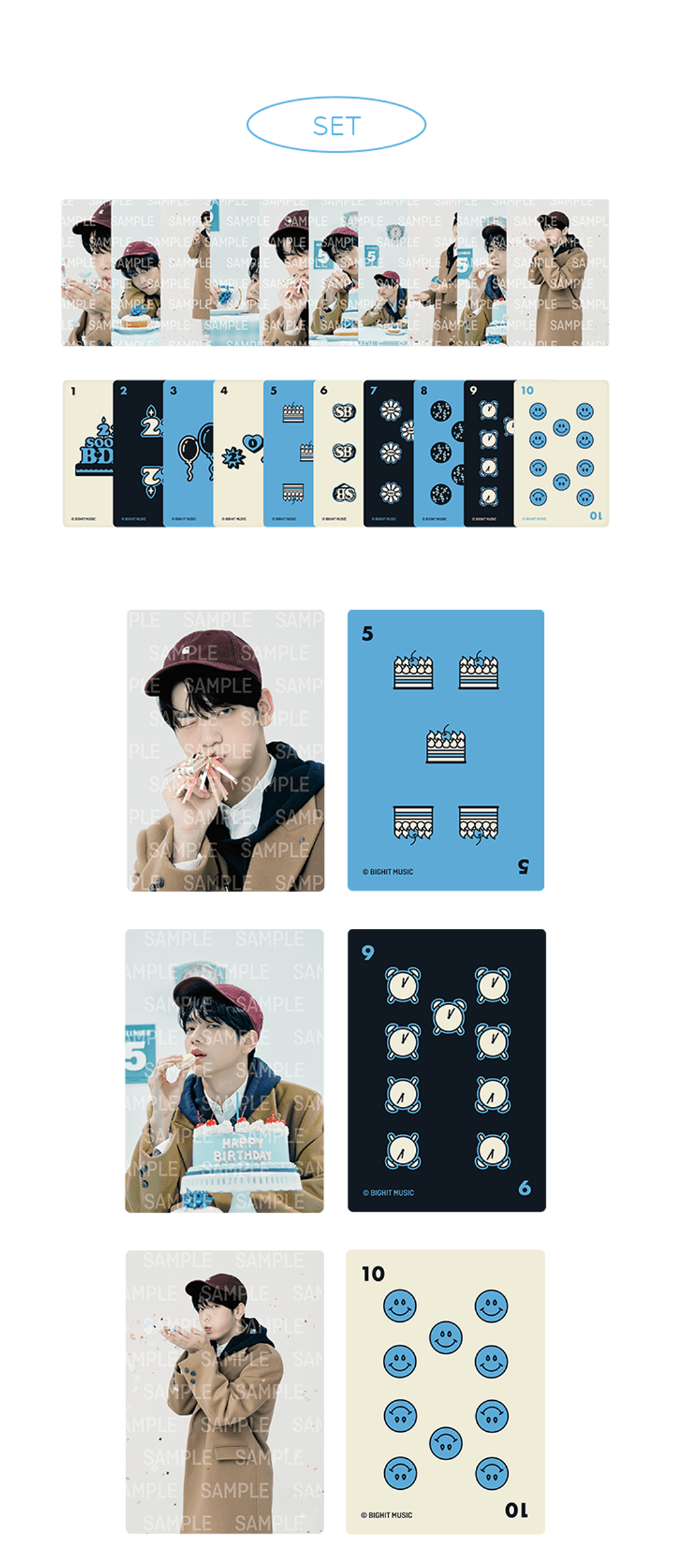 Мерч TXT - SOOBIN BIRTHDAY PARTY Photo Card Set 2021