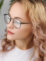 Оправа для очков женская брендовая металл