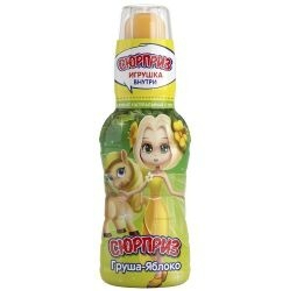 Детский напиток "Сюрприз" (Герои) Груша-яблоко 0,28л