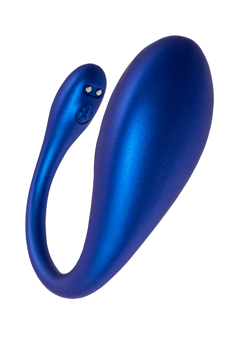 Вибратор для пар L`Eroina App Choppy с пультом синий 21 см