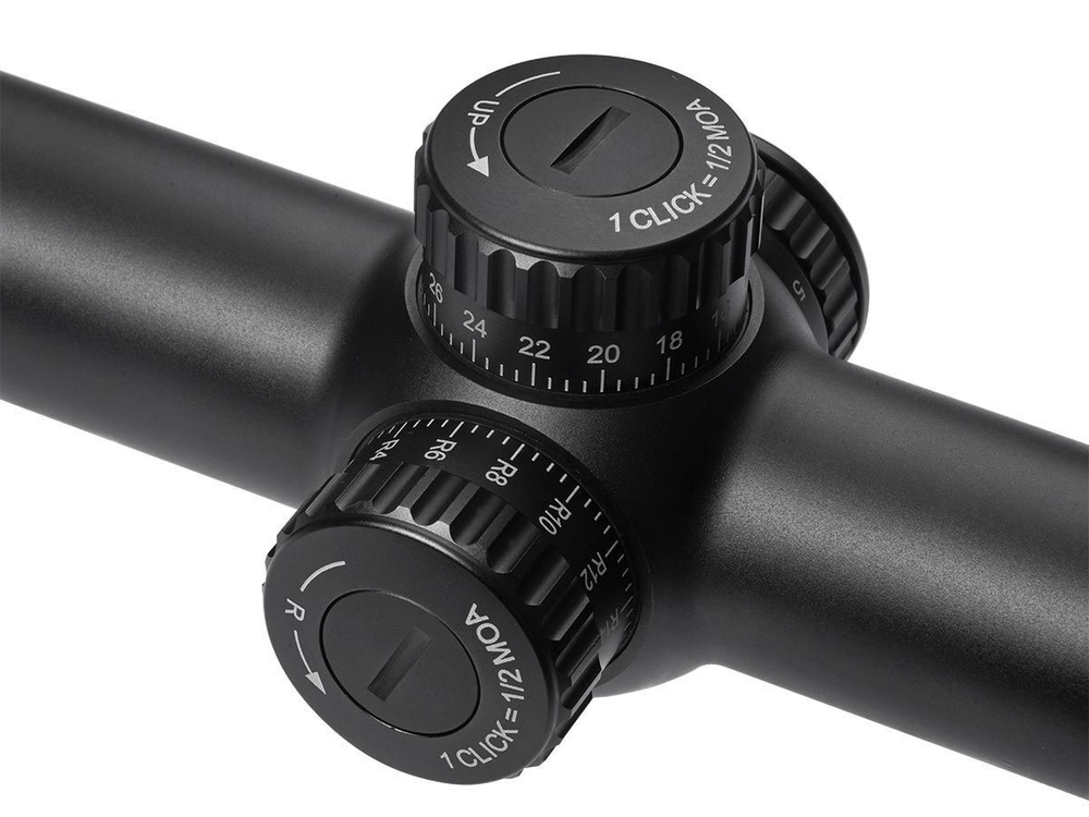 Прицел Gaut Obsidian 1-8x24, сетка X2, подсветка точки