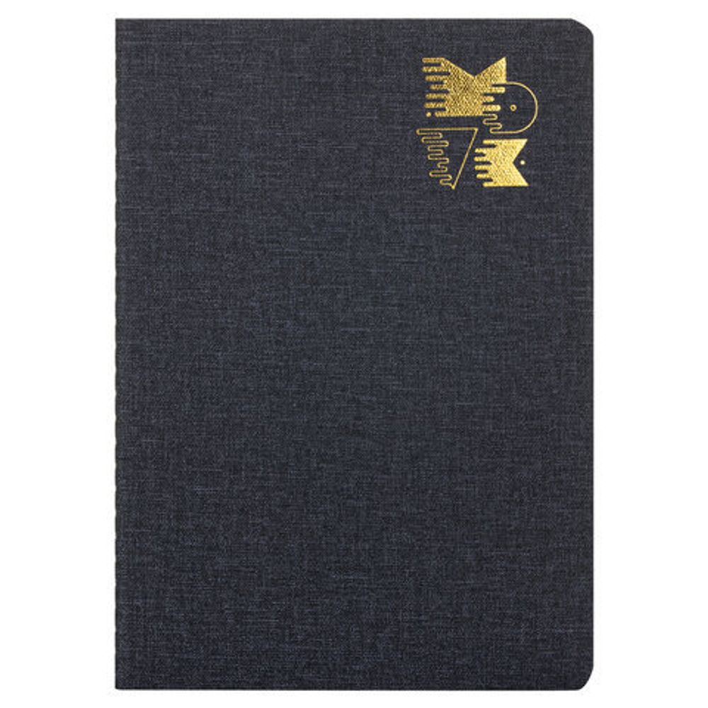 Тетрадь 48 л. в клетку обложка кожзам под рогожку, сшивка, A5 (147х210мм), ЧЕРНЫЙ, BRAUBERG MOVE, 403842