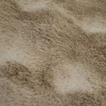 Коврик меховой фактурный 90*120см, полиэстер, коричневый