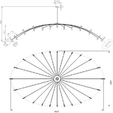 люстра Pop 40 Chandelier by Otylight ( oval )