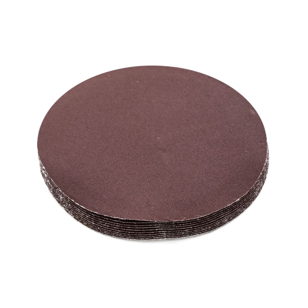 Круг абразивный на ворсовой основе, под липучку, оксид алюминия,, Р320, 125мм , 10шт., (уп.)---