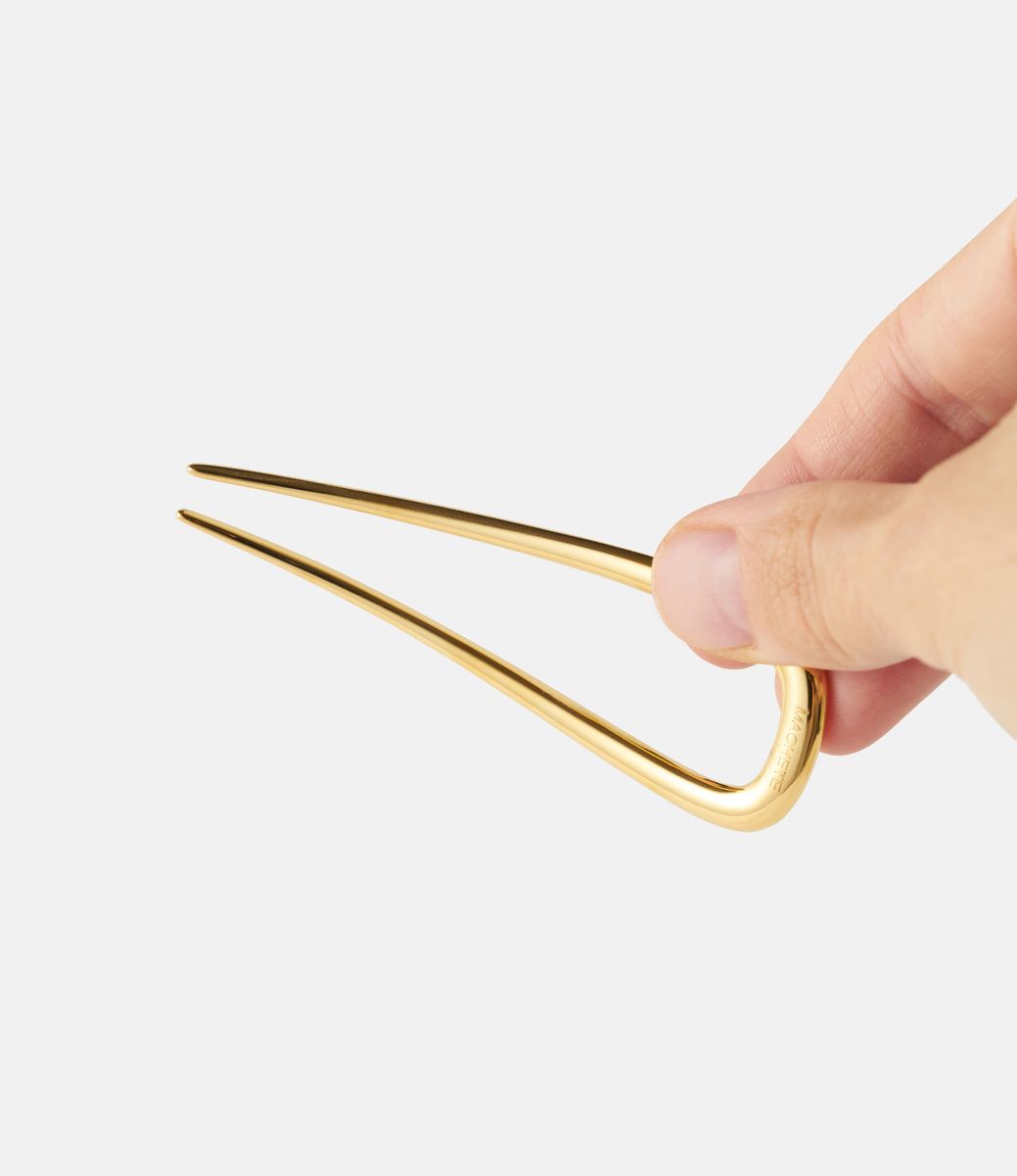 Machete Petite Oval French Hair Pin in Gold — шпилька для волос