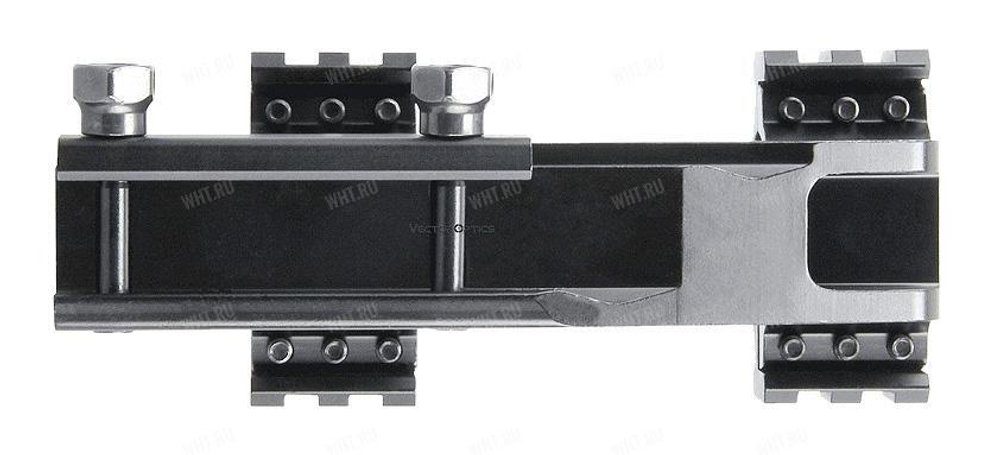 Кронштейн VECTOR 1-Piece Picatinny Mount TPR, 30 мм, BH=21 мм, 0 МОА, на базу Picatinny