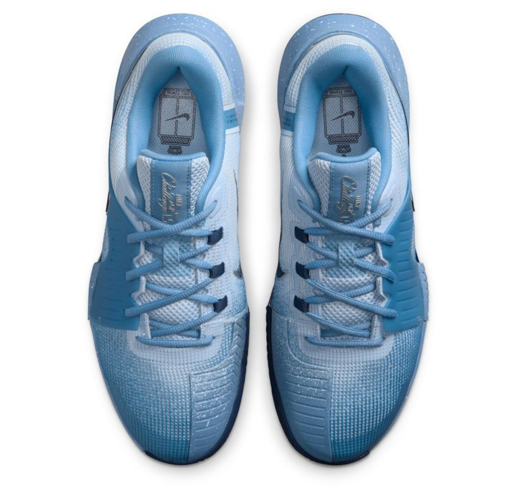 Мужские кроссовки теннисные Nike Zoom GP Challenge 1.5 Premium - hydrogen blue/midnight navy/work blue