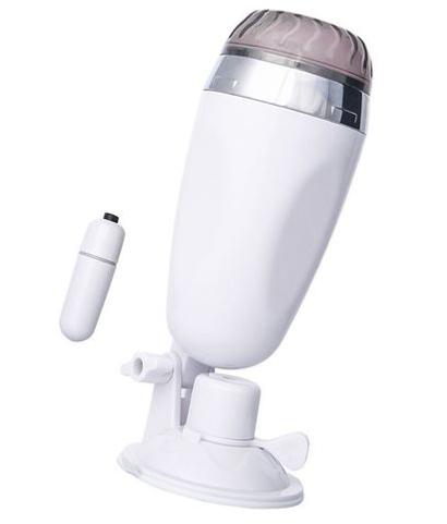 Мастурбатор-вагина A-Toys в колбе с присоской, 14 см