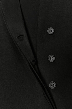 ZARA ПРИТАЛЕННАЯ БЛУЗА ZW COLLECTION, ЧЕРНЫЙ