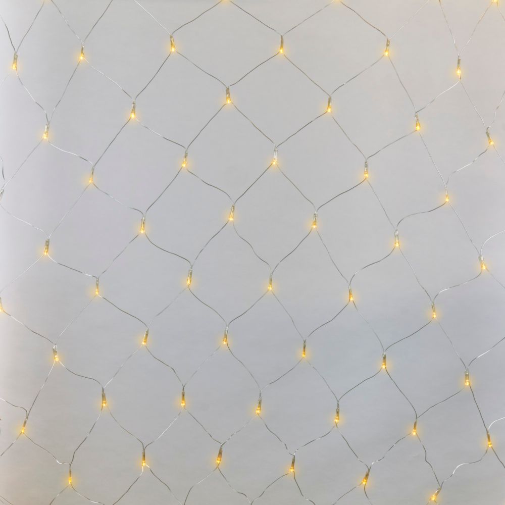 ULD-N2520-240-DTA YELLOW IP20 Сетка светодиодная с контроллером. 240 светодиодов. 2.5х2 м. желтая. IP20. провод прозрачный