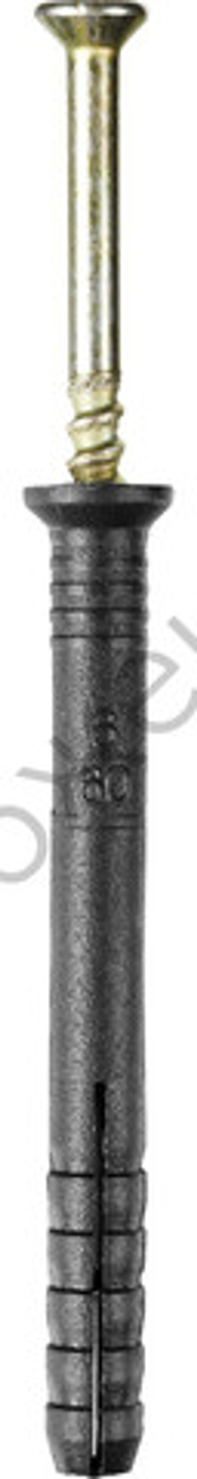 STAYER 6 x 60 мм, потайный бортик, дюбель-гвоздь полипропиленовый, 100 шт (30645-06-060)