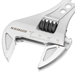 Ключ разводной, 250 мм, CrV, двухкомпонентная ручка Gross