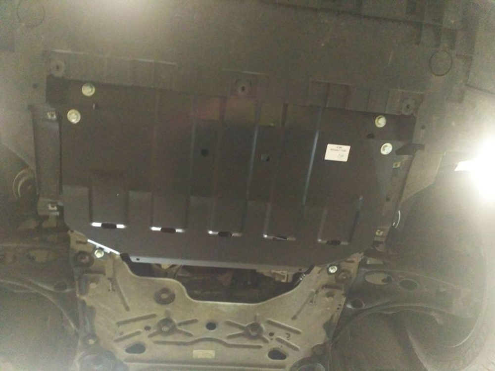 Защита картера двигателя, КПП (2,5 мм, сталь) для Renault Trafic 2006-2014 (V = 2.0d MT), Renault Trafic 2014- (V = 1.6d MT FWD) Sheriff.18.3196