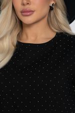 Блуза Альба (черная) Б12601-20 LT Collection